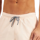 INC International Concepts Men's Regular Fit Quick Dry Solid 5 Swim Trunks Pink Size Large