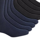 Club Room Men's 8 Pk Stripe Crew Socks Black Size Regular