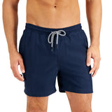 INC International Concepts Men's Regular Fit Quick Dry Swim Trunks Blue Size Large