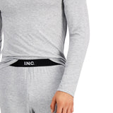 INC International Concepts Men's Pajama Top Gray Size X-Large