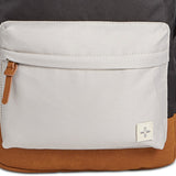 Sun + Stone Men's Riley Canvas Colorblocked Backpack Black Size Regular