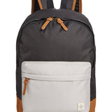 Sun + Stone Men's Riley Canvas Colorblocked Backpack Black Size Regular