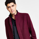 INC International Concepts Men's Kylo Topcoat Red Size Small