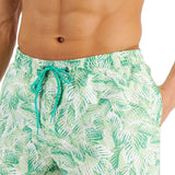 Club Room Men's Tropical 7 Swim Trunks Green Size XX-Large