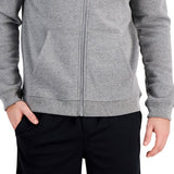 ID Ideology Men's Regular Fit Solid Full Zip Hoodie Gray Size XX-Large