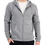 ID Ideology Men's Regular Fit Solid Full Zip Hoodie Gray Size XX-Large