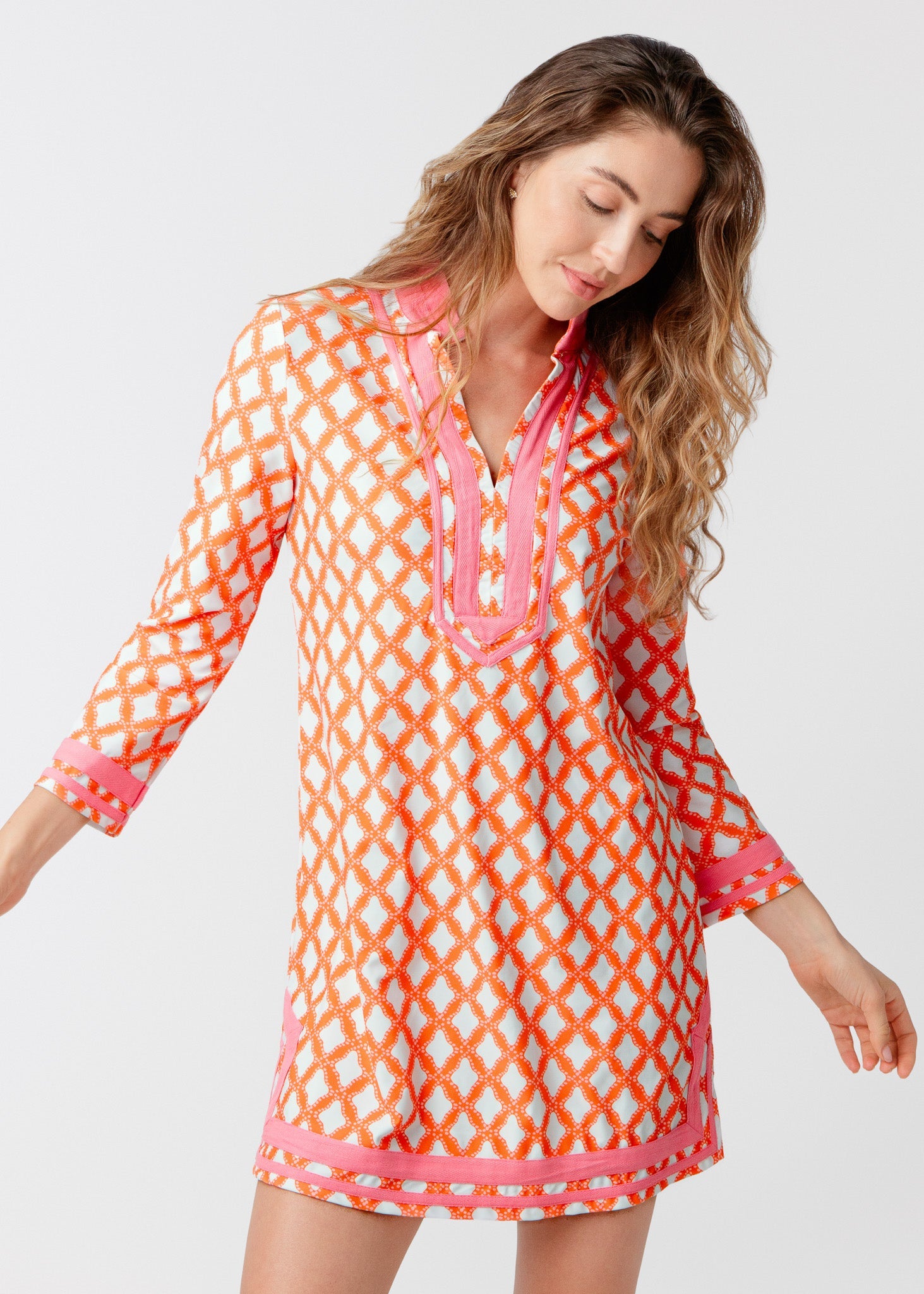 Sunset Oasis Tunic Dress | Includes Plus Size