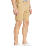 Original Penguin Men's Stretch Cotton Twill Shorts Beige Size 33