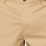 Original Penguin Men's Stretch Cotton Twill Shorts Beige Size 38