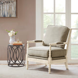 Automata Arm Chair with Open-Back Spindle and Turned Design
