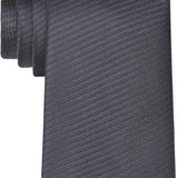 Michael Kors Men's Eli Neck Tie Black Charcoal One Size