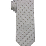 Calvin Klein Men's Multi Texture Neat Tie Beige Size Regular