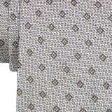 Calvin Klein Men's Multi Texture Neat Tie Beige Size Regular
