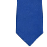 Calvin Klein Men's Unison Skinny Solid Tie Blue Size Regular