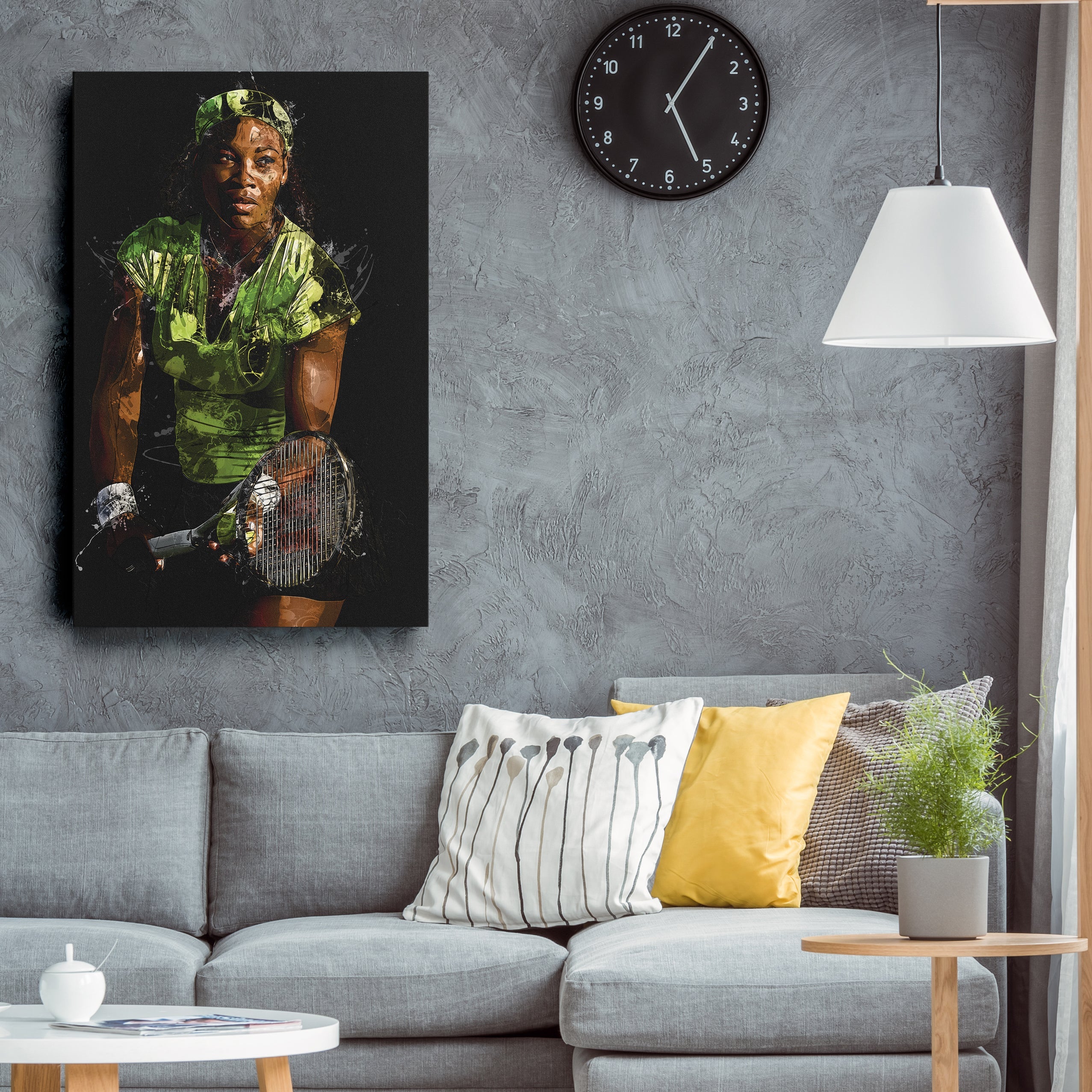 Serena Williams Canvas Art Tennis Legend Wall Decor