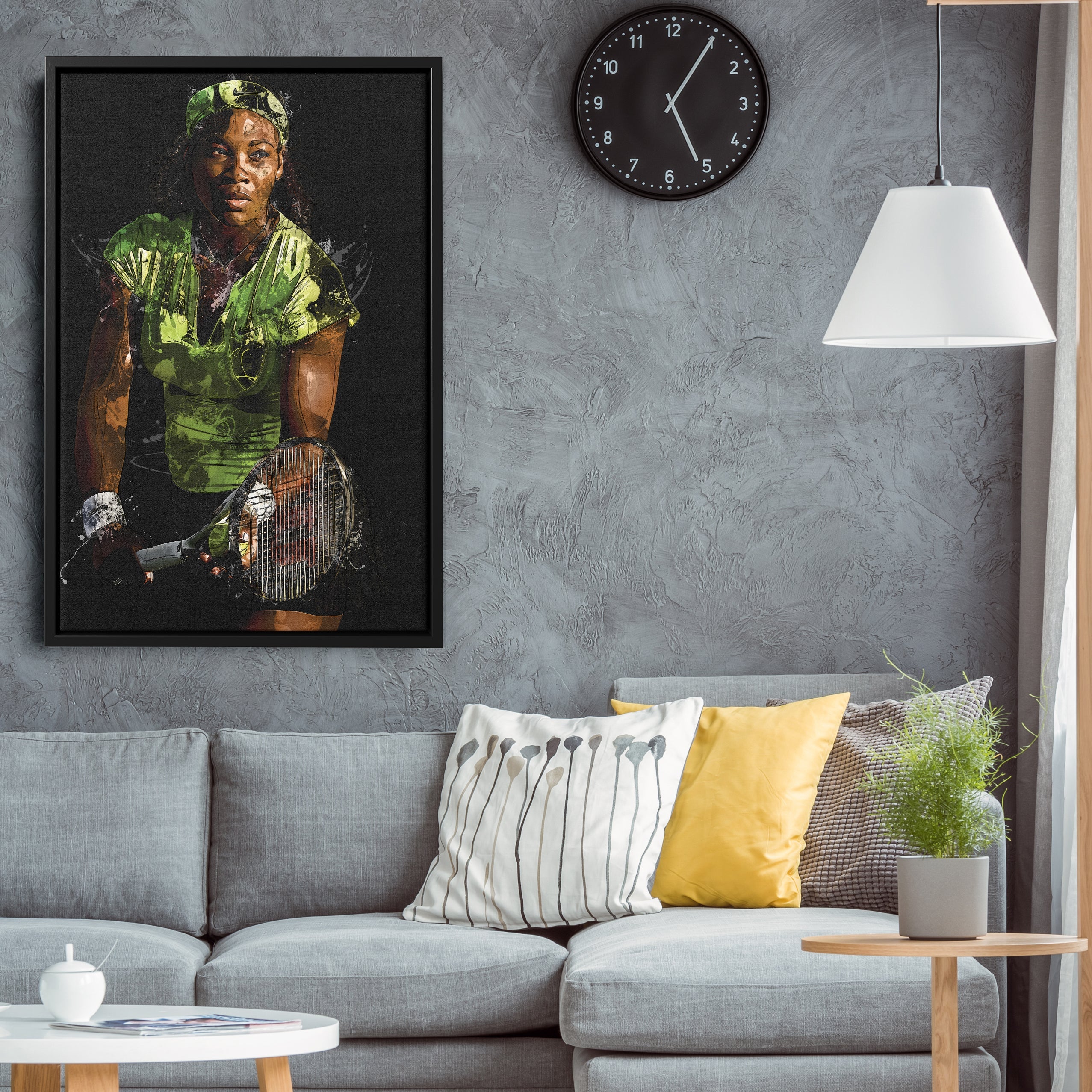 Serena Williams Canvas Art Tennis Legend Wall Decor