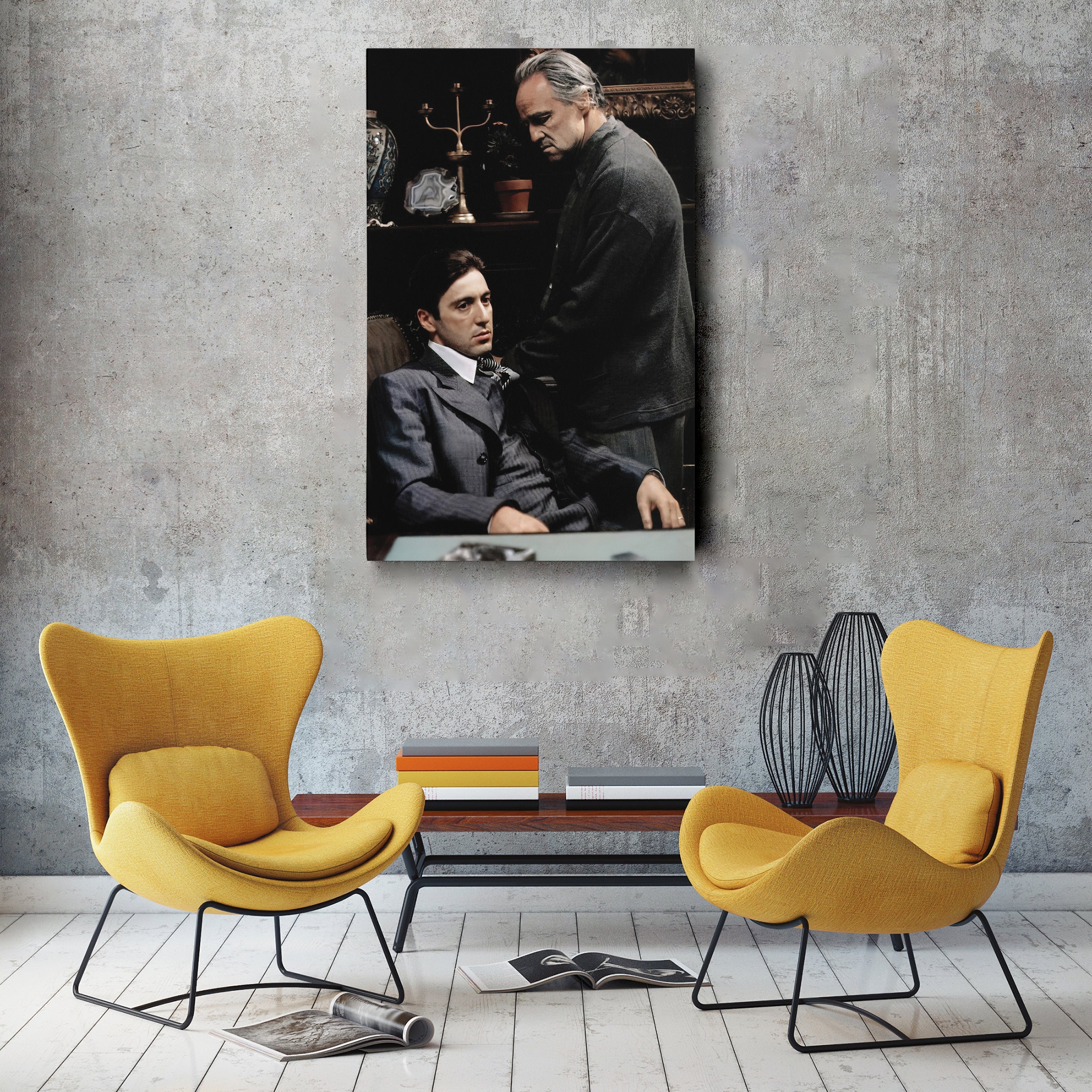 The Godfather Canvas – Don Corleone Wall Art For Home Decor