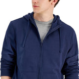 ID Ideology Men's Regular Fit Solid Full Zip Hoodie Blue Size XXX-Large