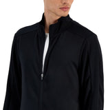 ID Ideology Men's Regular Fit Moisture Wicking Knit Jacket Black Size XX-Large