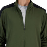 Id Ideology Men's Regular-Fit Moisture-Wicking Knit Jacket Green Size 3XB