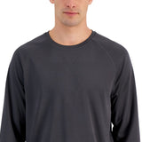 ID Ideology Men's Rapidry Moisture Wicking Mesh Raglan Sleeve T Shirt Gray Size 3X