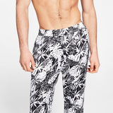 INC International Concepts Men's Printed Satin Pajama Pants Black Size X-Large