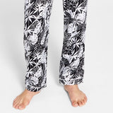 INC International Concepts Men's Printed Satin Pajama Pants Black Size X-Large