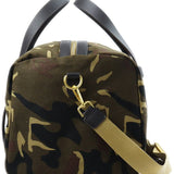 Club Room Men's Canvas Camouflage Duffle Bag Green Size Regular