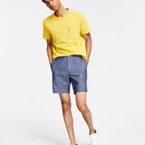 INC International Concepts Men's Chambray Shorts Blue Size 32