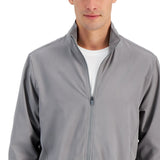 ID Ideology Men's Moisture Wicking Full Zip Jacket Gray Size X-Large