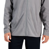 ID Ideology Men's Moisture Wicking Full Zip Jacket Gray Size X-Large