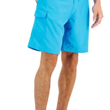 Club Room Men's Solid Quick Dry 9 Board Shorts Blue