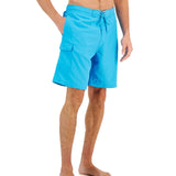 Club Room Men's Solid Quick Dry 9 Board Shorts Blue