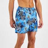 INC International Concepts Men's Zebra 5 Board Shorts Blue Size XX-Large