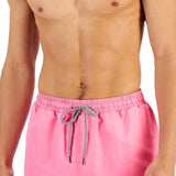 Inc Men's Regular-Fit Quick-Dry Solid 5 Swim Trunks Pink Size L