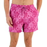 INC International Concepts Men's Blooms 5 Board Shorts Pink Size XX-Large