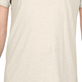 INC International Concepts Men's Heathered Split Neck T-Shirt Beige Size X-Large