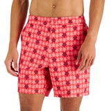 Club Room Men's Beach To Boardwalk Turtle Print Swim Shorts Pink Size XX-Large