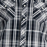 Sun + Stone Men's Remington Woven Regular Fit Button Down Shirt Black Size Small