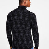 INC International Concepts Men's Cashmere Skull Print Turtleneck Sweater Black Size XX-Large