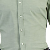 Club Room Men's Slim Fit 4 Way Stretch Solid Dress Shirt Green Size Small