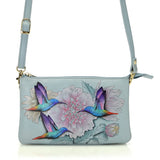 Anuschka Hand-Painted Leather RFID Organizer Crossbody