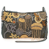 Mary Frances Sea of Wonder Fringe Detailed Crossbody Bag