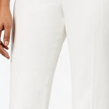 Kasper Women's Straight Leg Modern Crepe Dress Pants White Size 4