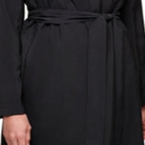 DKNY Women's Tie-Front Topper Jacket Black Size 6 Petite
