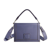 Tommy Bahama Debossed Logo Flat Messenger Bag, Navy