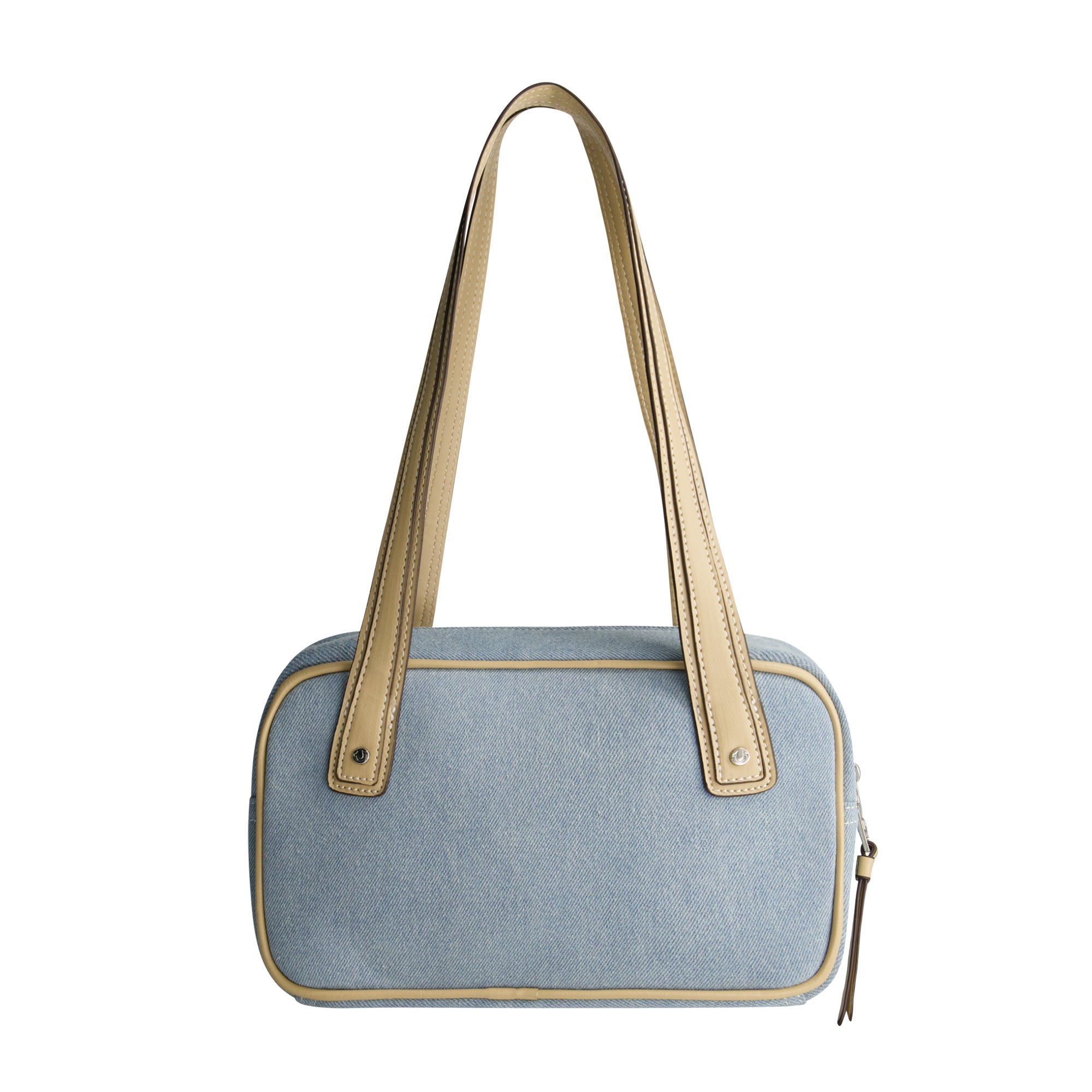 True Religion Small Denim Bowling Satchel