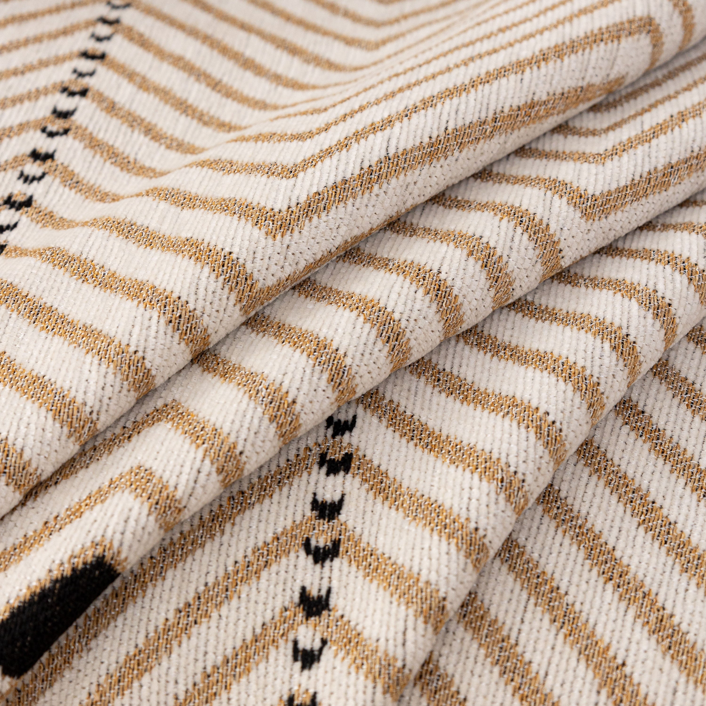 Chenille Sofa Throw Cover, Textured Chevron Decorative Couch Blanket For Living Room