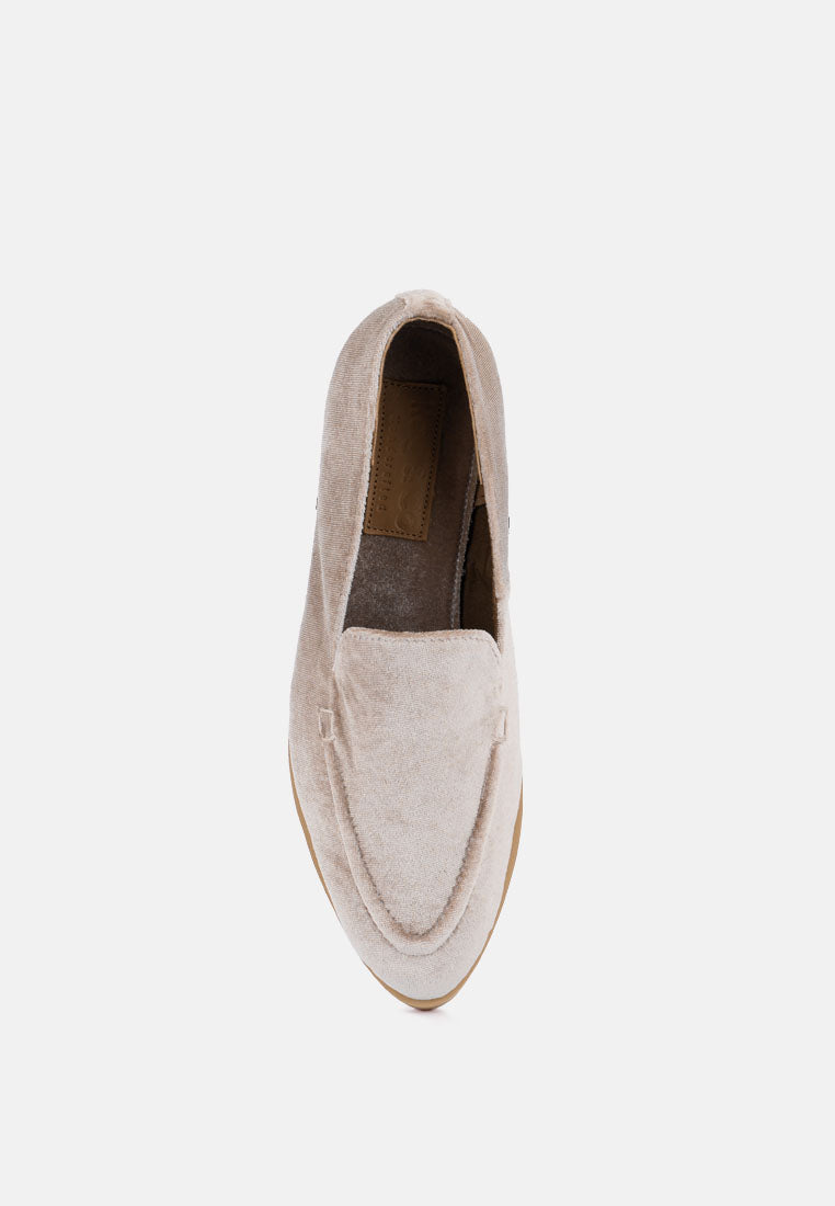 Luxe-lap Velvet Handcrafted Loafers