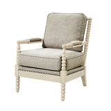 Automata Arm Chair with Open-Back Spindle and Turned Design